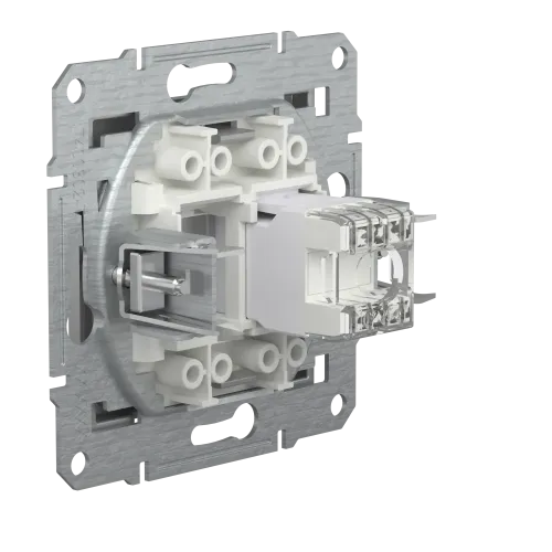 Розетка компьютерная RJ45 кат.6, алюминий, EPH4700161 Asfora Schneider