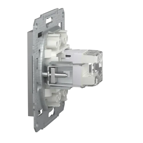 Розетка компьютерная RJ45 кат.6, алюминий, EPH4700161 Asfora Schneider