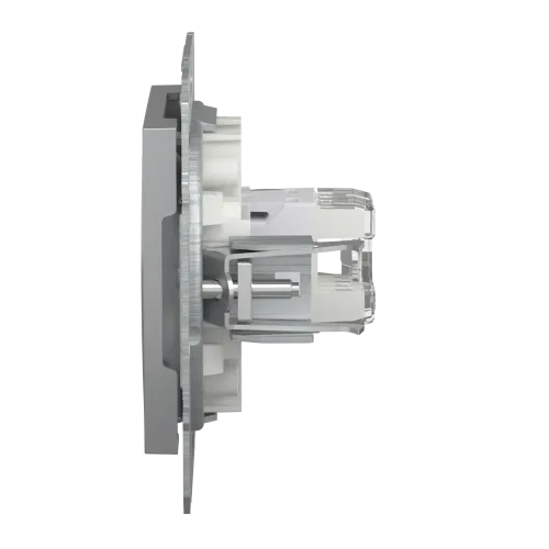 Розетка компьютерная RJ45 кат.6, алюминий, EPH4700161 Asfora Schneider
