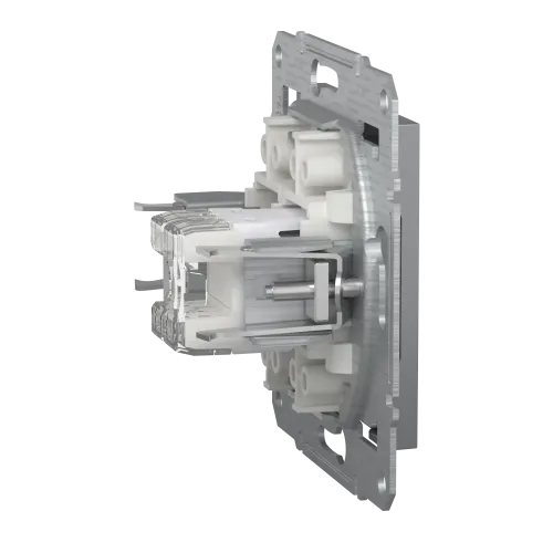 Розетка компьютерная RJ45 кат.6, сталь, EPH4700162 Asfora Schneider