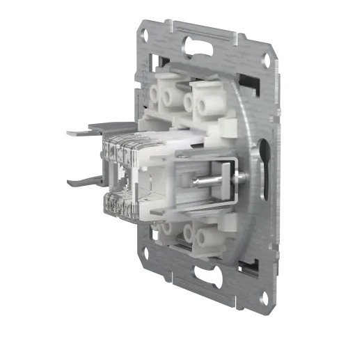 Розетка компьютерная RJ45 кат.6, сталь, EPH4700162 Asfora Schneider