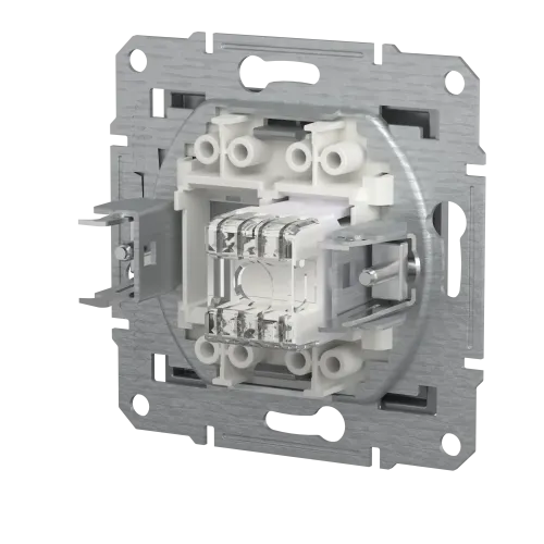 Розетка компьютерная RJ45 кат.6, сталь, EPH4700162 Asfora Schneider