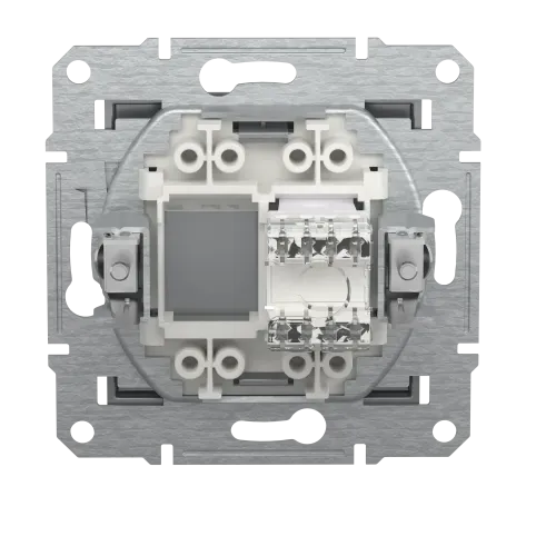 Розетка компьютерная RJ45 кат.6, сталь, EPH4700162 Asfora Schneider