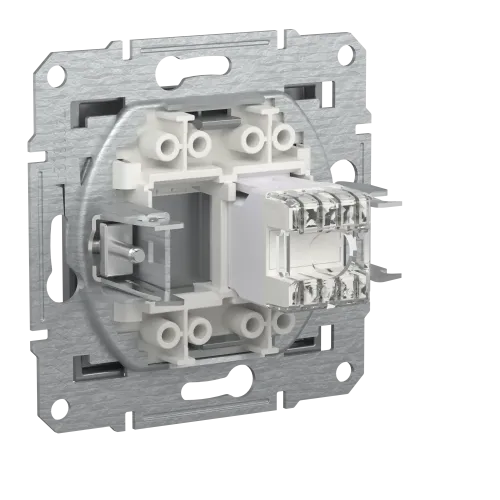 Розетка компьютерная RJ45 кат.6, сталь, EPH4700162 Asfora Schneider