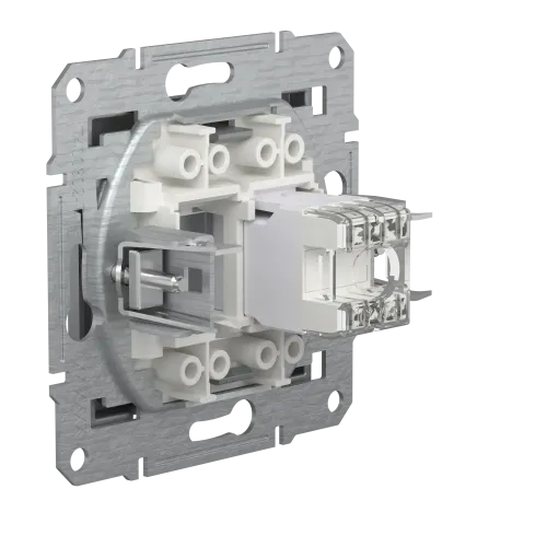 Розетка компьютерная RJ45 кат.6, сталь, EPH4700162 Asfora Schneider