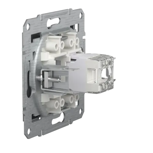 Розетка компьютерная RJ45 кат.6, сталь, EPH4700162 Asfora Schneider
