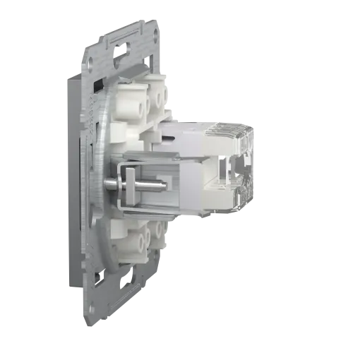 Розетка компьютерная RJ45 кат.6, сталь, EPH4700162 Asfora Schneider