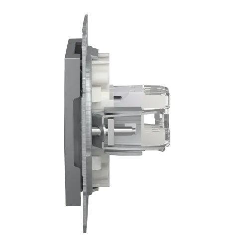 Розетка компьютерная RJ45 кат.6, сталь, EPH4700162 Asfora Schneider