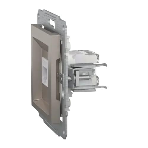 Розетка компьютерная RJ45 кат.6, бронза, EPH4700169 Asfora Schneider
