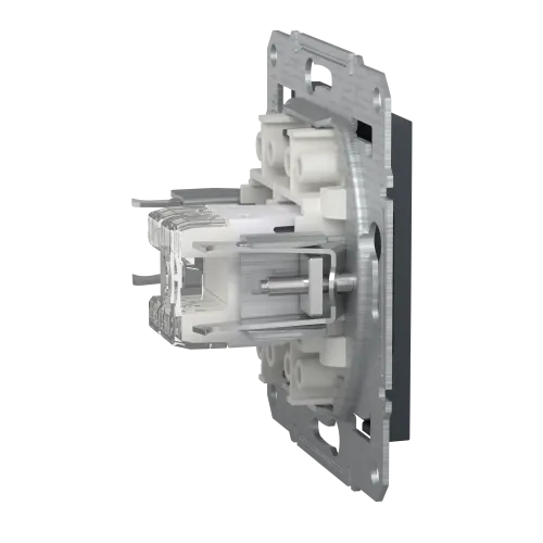 Розетка компьютерная RJ45 кат.6, антрацит, EPH4700171 Asfora Schneider