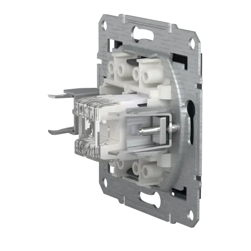 Розетка компьютерная RJ45 кат.6, антрацит, EPH4700171 Asfora Schneider