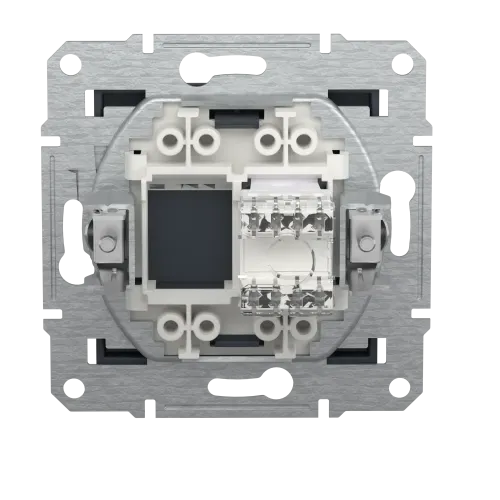 Розетка компьютерная RJ45 кат.6, антрацит, EPH4700171 Asfora Schneider