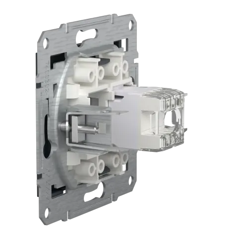 Розетка компьютерная RJ45 кат.6, антрацит, EPH4700171 Asfora Schneider