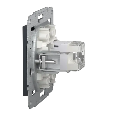 Розетка компьютерная RJ45 кат.6, антрацит, EPH4700171 Asfora Schneider
