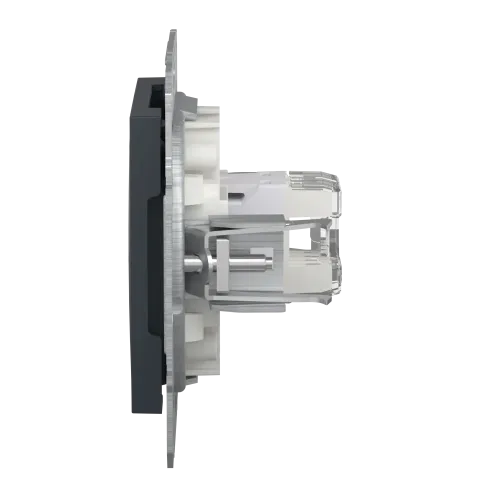Розетка компьютерная RJ45 кат.6, антрацит, EPH4700171 Asfora Schneider