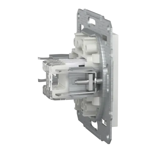 Розетка комп'ютерна RJ45 кат.6, білий, Schneider Asfora