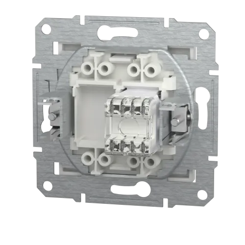 Розетка комп'ютерна RJ45 кат.6, білий, Schneider Asfora