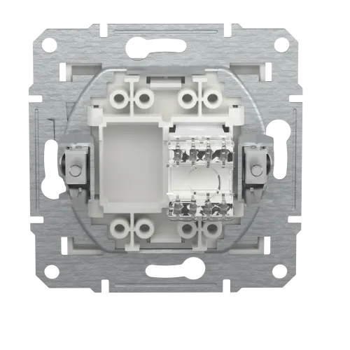 Розетка комп'ютерна RJ45 кат.6, білий, Schneider Asfora