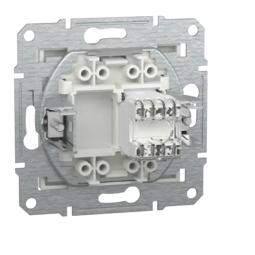 Розетка комп'ютерна RJ45 кат.6, білий, Schneider Asfora