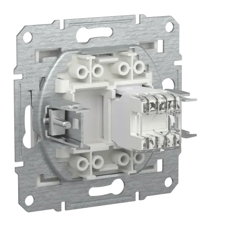 Розетка комп'ютерна RJ45 кат.6, білий, Schneider Asfora