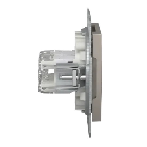 Розетка компьютерная RJ-45 кат. 6 двойная, бронза, EPH4800169 Asfora Schneider