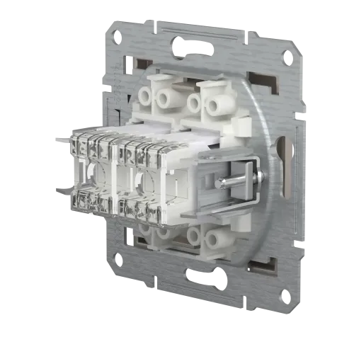 Розетка компьютерная RJ-45 кат. 6 двойная, бронза, EPH4800169 Asfora Schneider