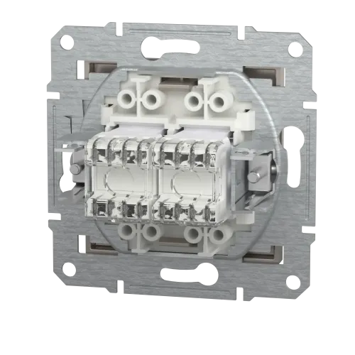 Розетка компьютерная RJ-45 кат. 6 двойная, бронза, EPH4800169 Asfora Schneider