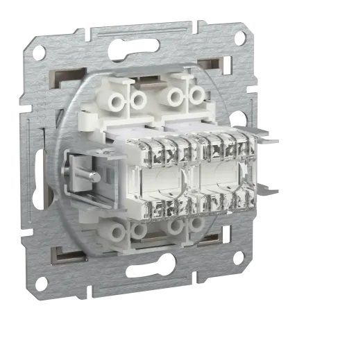 Розетка компьютерная RJ-45 кат. 6 двойная, бронза, EPH4800169 Asfora Schneider
