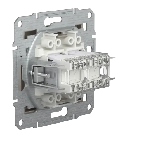 Розетка компьютерная RJ-45 кат. 6 двойная, бронза, EPH4800169 Asfora Schneider