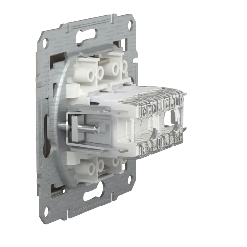 Розетка компьютерная RJ-45 кат. 6 двойная, бронза, EPH4800169 Asfora Schneider