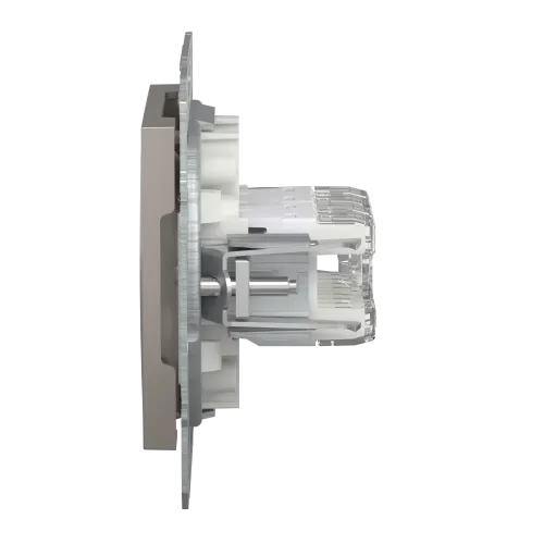 Розетка компьютерная RJ-45 кат. 6 двойная, бронза, EPH4800169 Asfora Schneider