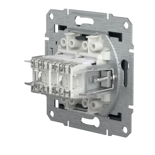 Розетка комп'ютерна RJ-45 кат. 6 подвійна, антрацит, EPH4800171 Asfora Schneider