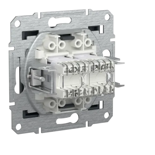 Розетка комп'ютерна RJ-45 кат. 6 подвійна, антрацит, EPH4800171 Asfora Schneider