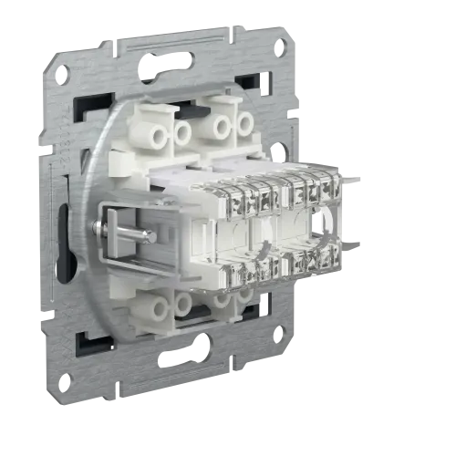 Розетка комп'ютерна RJ-45 кат. 6 подвійна, антрацит, EPH4800171 Asfora Schneider