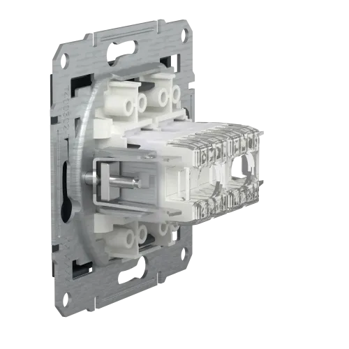 Розетка комп'ютерна RJ-45 кат. 6 подвійна, антрацит, EPH4800171 Asfora Schneider