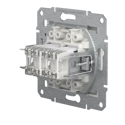 Розетка компьютерная RJ45 кат.6 двойная, белый, Schneider Asfora