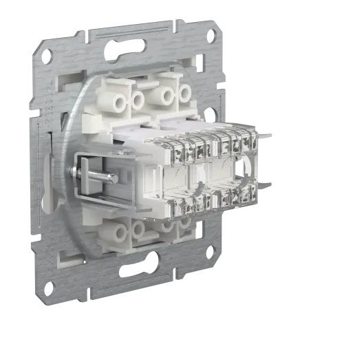 Розетка компьютерная RJ45 кат.6 двойная, белый, Schneider Asfora