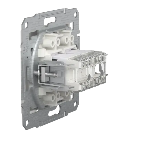 Розетка компьютерная RJ45 кат.6 двойная, белый, Schneider Asfora