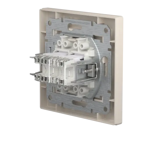 Розетка компьютерная + телефонная, кремовый, EPH4900123 Schneider Asfora