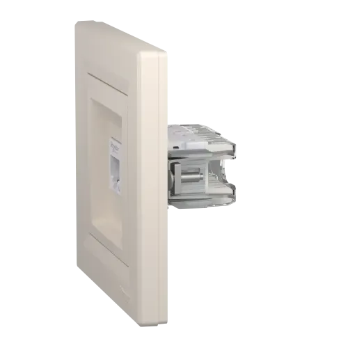 Розетка компьютерная + телефонная, кремовый, EPH4900123 Schneider Asfora