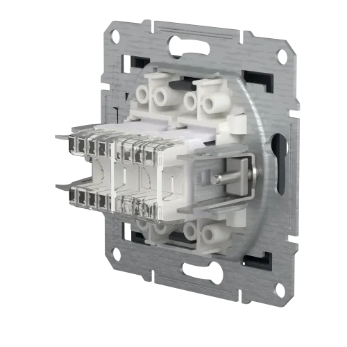Розетка компьютерная + телефонная, антрацит, EPH4900171 Asfora Schneider