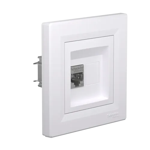 Розетка комп'ютерна RJ45 екранована, білий, EPH5000121 Schneider Asfora