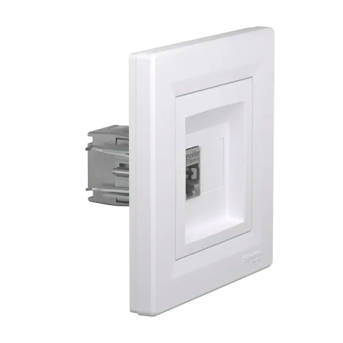 Розетка комп'ютерна RJ45 екранована, білий, EPH5000121 Schneider Asfora