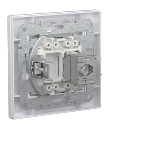 Розетка комп'ютерна RJ45 екранована, білий, EPH5000121 Schneider Asfora
