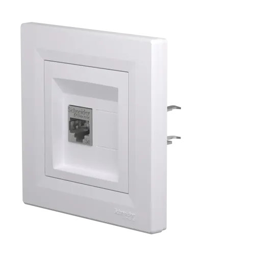Розетка комп'ютерна RJ45 екранована, білий, EPH5000121 Schneider Asfora