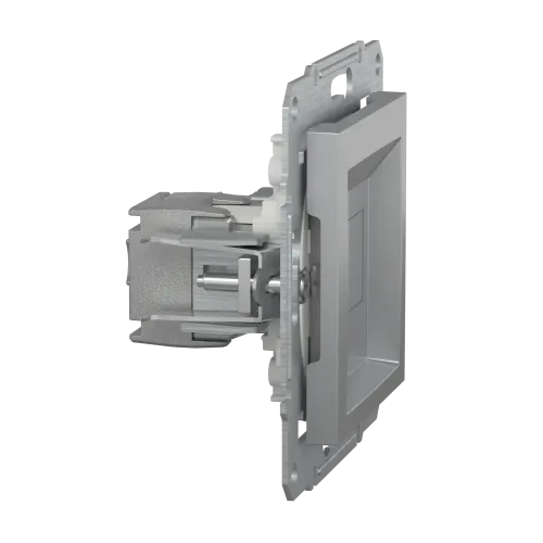 Розетка компьютерная RJ-45, STP, алюминий, EPH5000161 Asfora Schneider