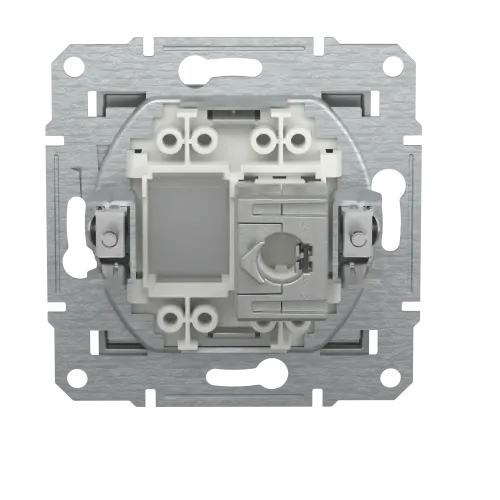 Розетка компьютерная RJ-45, STP, алюминий, EPH5000161 Asfora Schneider