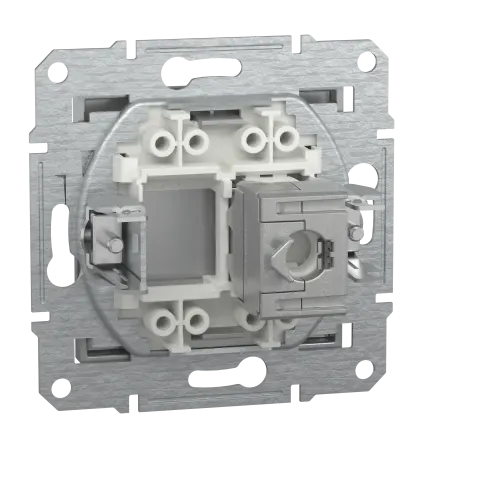 Розетка компьютерная RJ-45, STP, алюминий, EPH5000161 Asfora Schneider