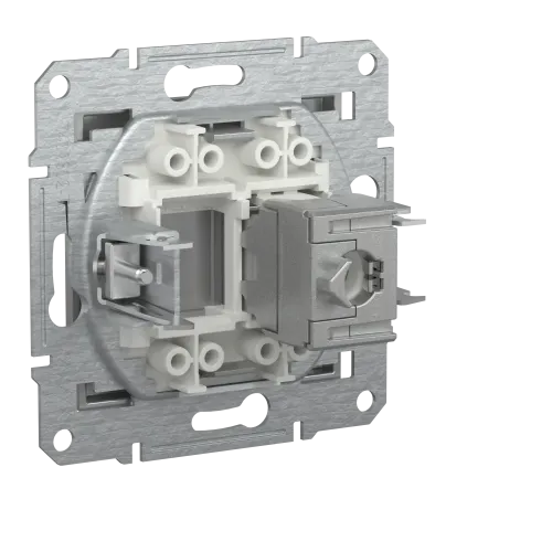 Розетка компьютерная RJ-45, STP, алюминий, EPH5000161 Asfora Schneider