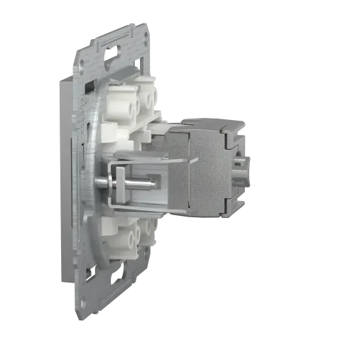 Розетка компьютерная RJ-45, STP, алюминий, EPH5000161 Asfora Schneider